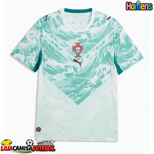 Camisa de Futebol Portugal Equipamento Secundário Mundo 2026 Manga Curta